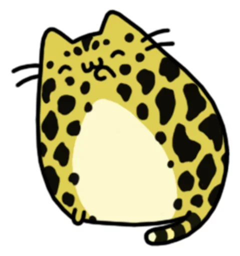 Sticker from the "Cheetar Lover Cheesheen" sticker pack