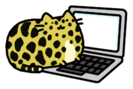 Sticker from the "Cheetar Lover Cheesheen" sticker pack