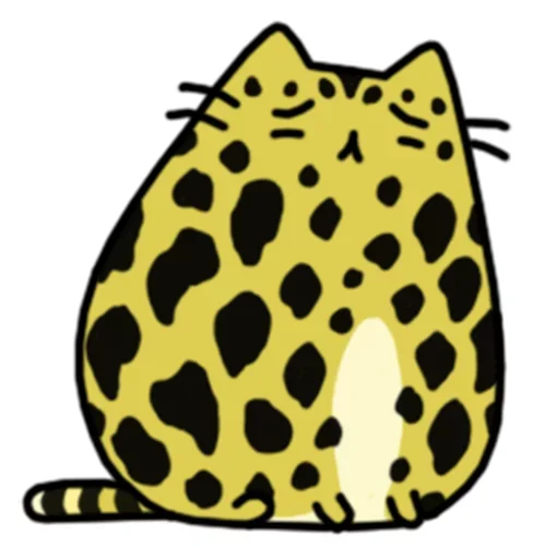 Sticker from the "Cheetar Lover Cheesheen" sticker pack