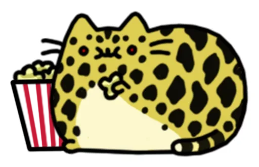 Sticker from the "Cheetar Lover Cheesheen" sticker pack