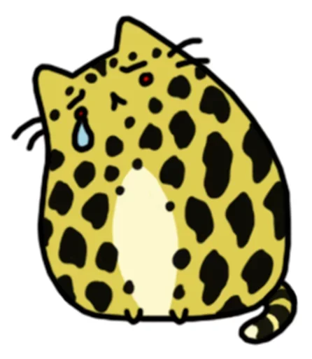 Sticker from the "Cheetar Lover Cheesheen" sticker pack