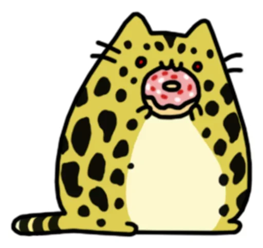 Sticker from the "Cheetar Lover Cheesheen" sticker pack