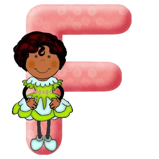 Sticker from the "Children Alphabet" sticker pack