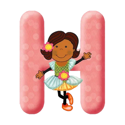 Sticker from the "Children Alphabet" sticker pack