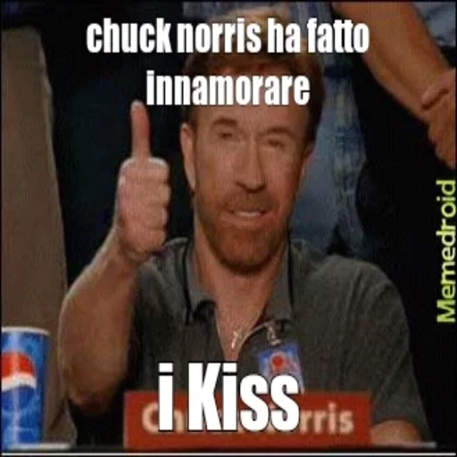 Sticker from the "Chuck Norris" sticker pack