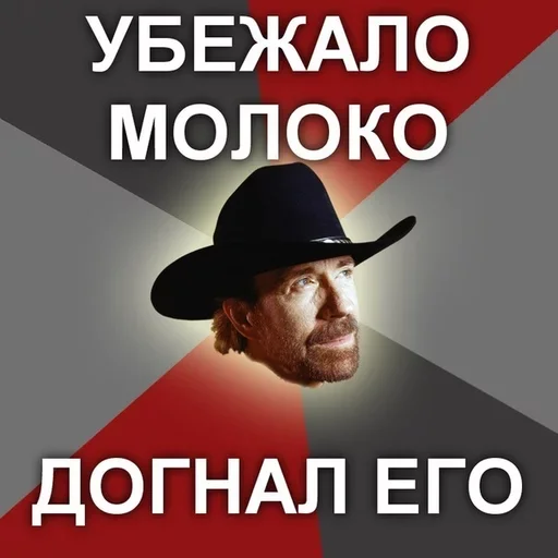 Sticker from the "Chuck Norris" sticker pack