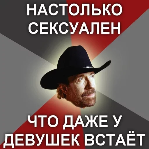 Sticker from the "Chuck Norris" sticker pack