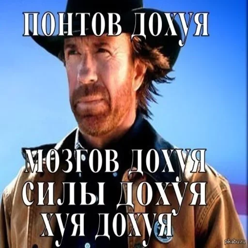 Стикер из набора "Chuck Norris"