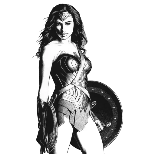 Sticker from the "DC comics Wonder Wom" sticker pack