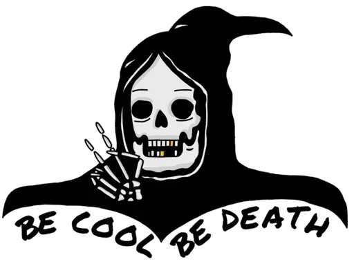 Sticker from the "Death" sticker pack