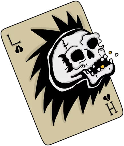 Sticker from the "Death" sticker pack