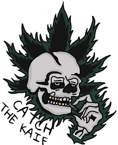 Sticker from the "Death" sticker pack