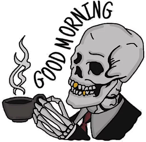 Sticker from the "Death" sticker pack