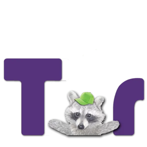 Sticker from the "famous racoon" sticker pack