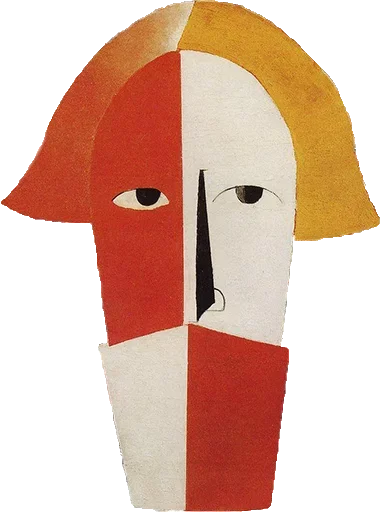 Sticker from the "Malevich" sticker pack