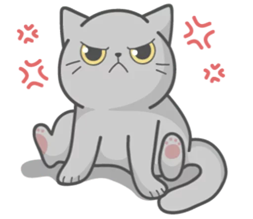 Sticker from the "Stickers with Cat" sticker pack