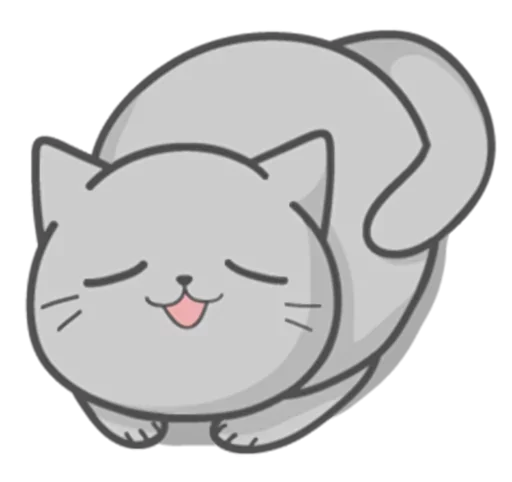 Sticker from the "Stickers with Cat" sticker pack