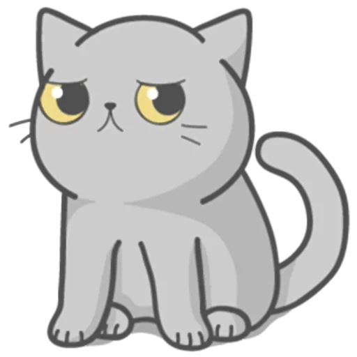 Sticker from the "Stickers with Cat" sticker pack