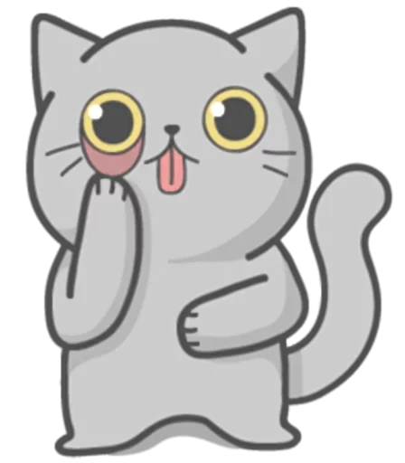 Sticker from the "Stickers with Cat" sticker pack