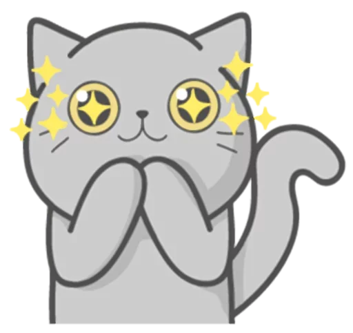 Sticker from the "Stickers with Cat" sticker pack