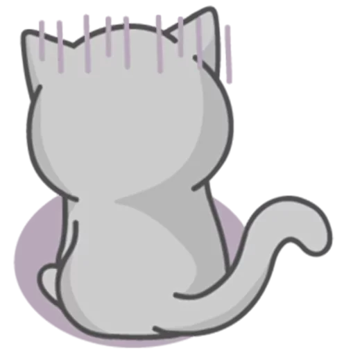 Sticker from the "Stickers with Cat" sticker pack