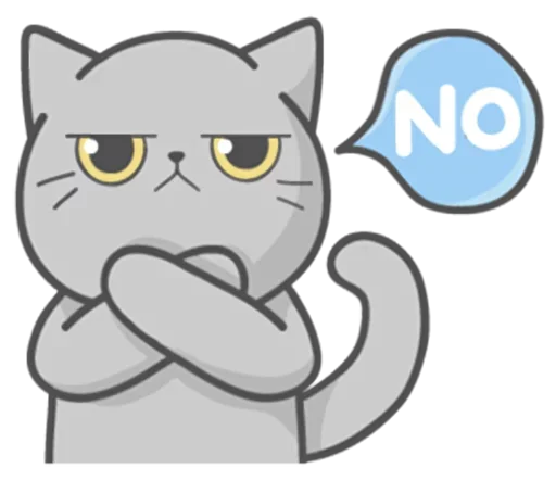 Sticker from the "Stickers with Cat" sticker pack