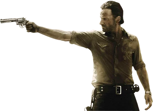 Sticker from the "The Walking Dead" sticker pack