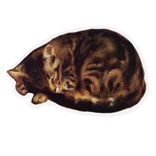 Sticker from the "Kitten" sticker pack