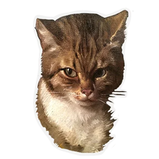 Sticker from the "Kitten" sticker pack