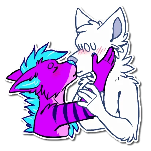 Sticker from the "Nuzzle" sticker pack