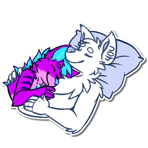 Sticker from the "Nuzzle" sticker pack