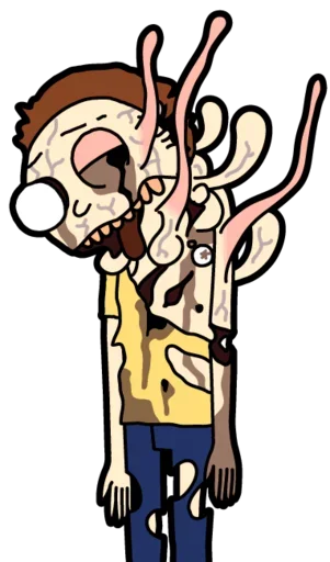 Sticker from the "Rick and Morty" sticker pack