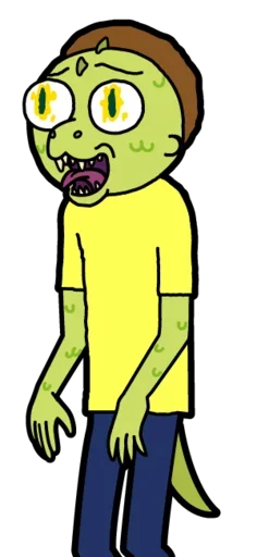 Sticker from the "Rick and Morty" sticker pack