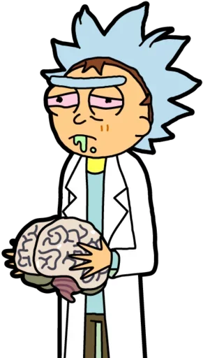 Sticker from the "Rick and Morty" sticker pack