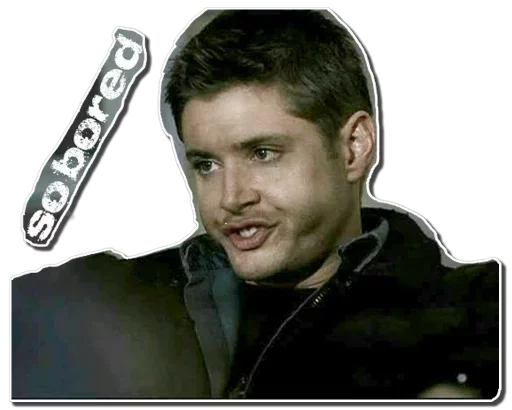 Sticker from the "Dean from Supernatural" sticker pack