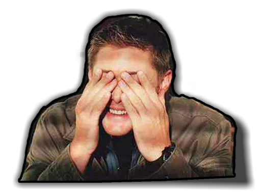 Sticker from the "Dean from Supernatural" sticker pack