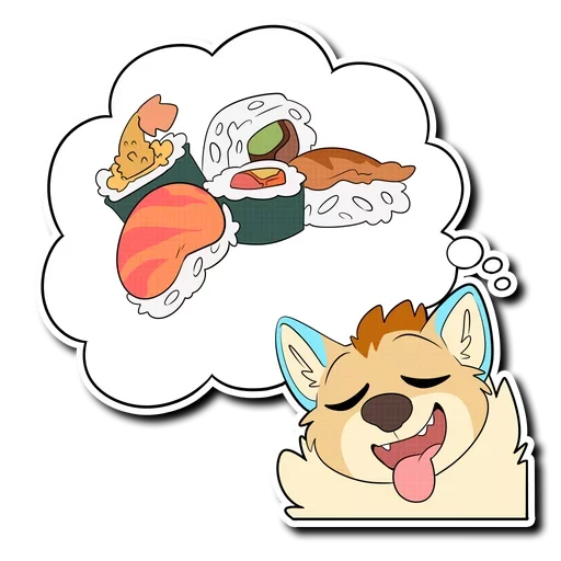 Sticker from the "Living full life" sticker pack