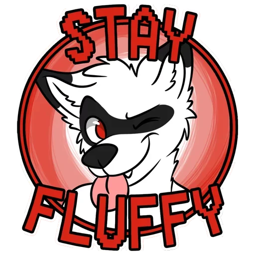 Sticker Stay Fluffy