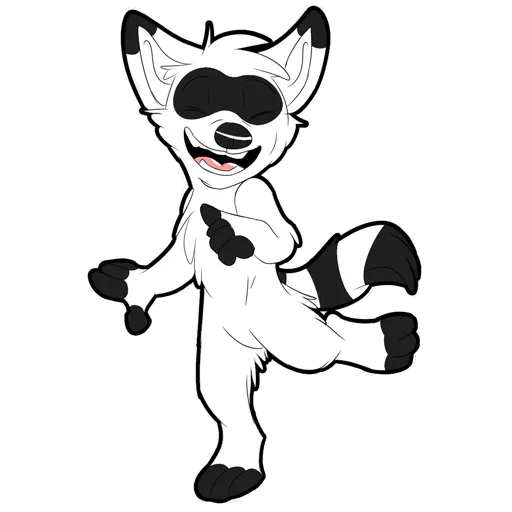 Sticker from the "Stay Fluffy" sticker pack