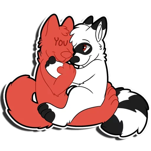 Sticker from the "Stay Fluffy" sticker pack