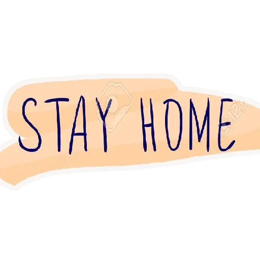 Sticker from the "Stay Home" sticker pack