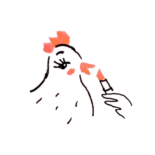 Sticker from the "Be chicken" sticker pack