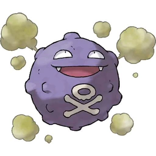 Sticker from the "Pokemon Koffing" sticker pack