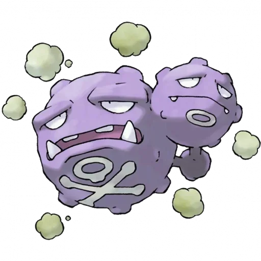 Sticker from the "Pokemon Koffing" sticker pack