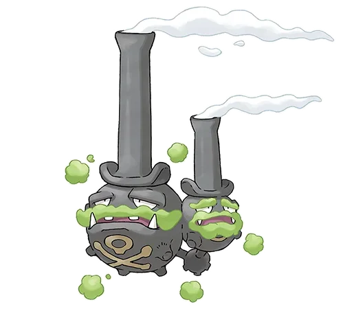 Sticker from the "Pokemon Koffing" sticker pack