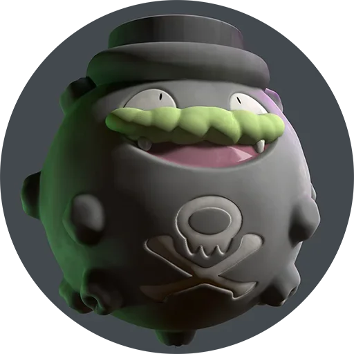 Sticker from the "Pokemon Koffing" sticker pack