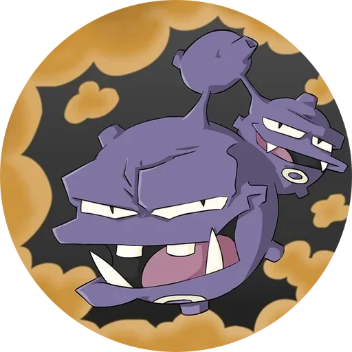 Sticker from the "Pokemon Koffing" sticker pack