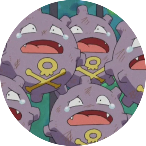 Sticker from the "Pokemon Koffing" sticker pack