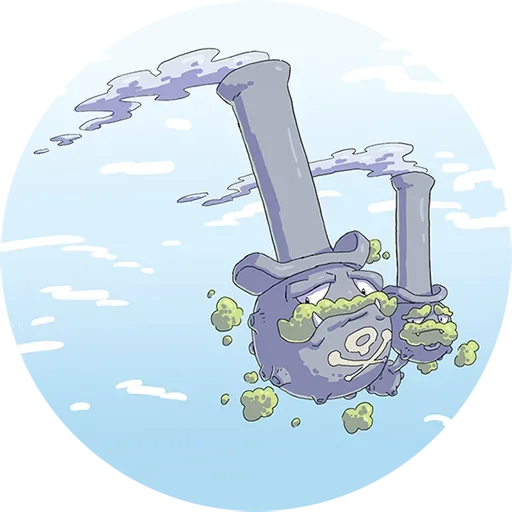 Sticker from the "Pokemon Koffing" sticker pack