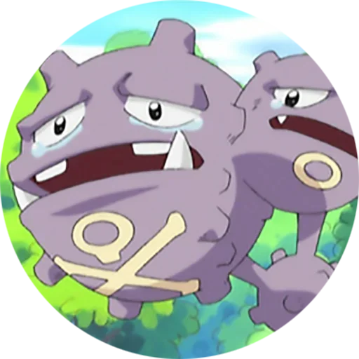 Sticker from the "Pokemon Koffing" sticker pack